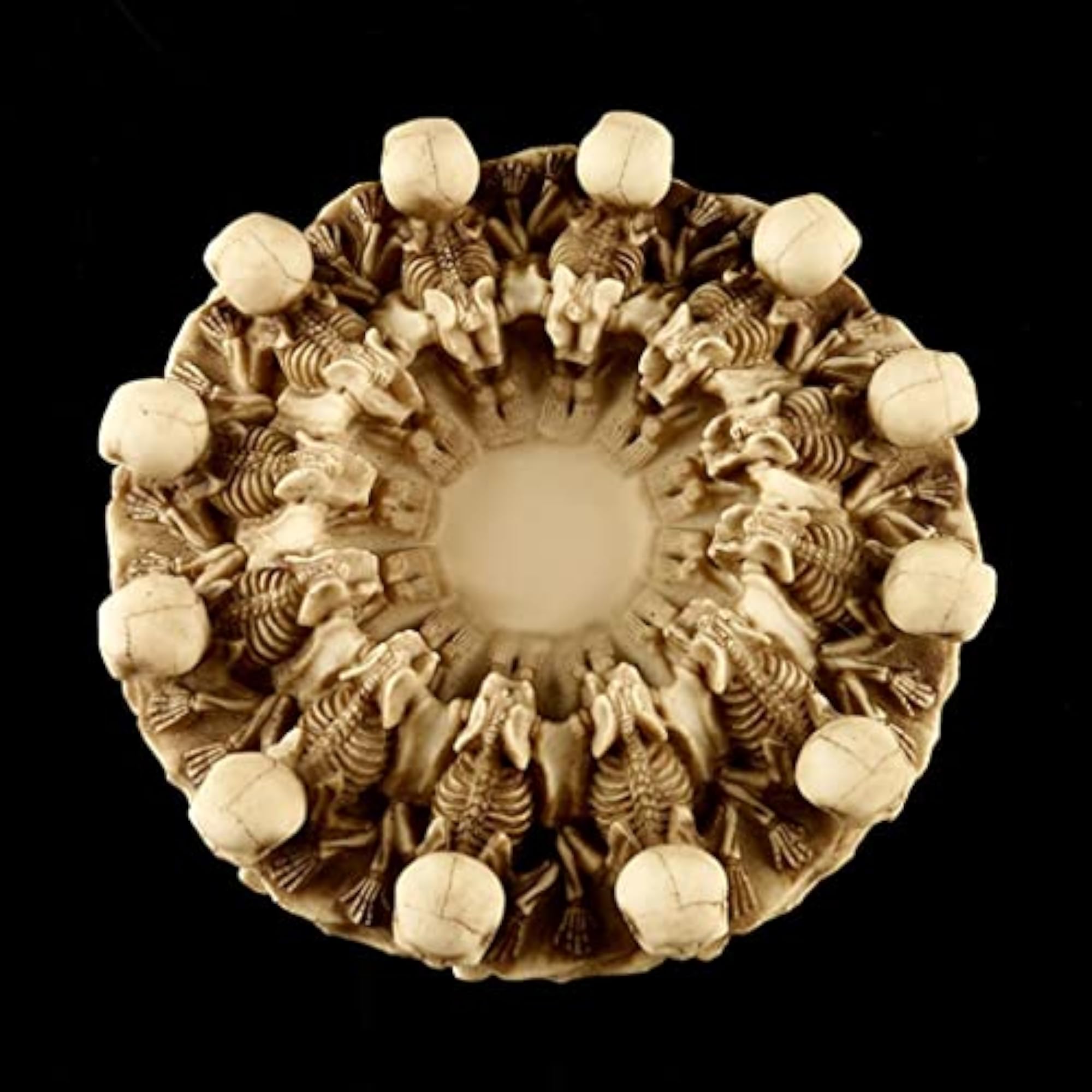 Human Skull Head Ashtray Container Replica